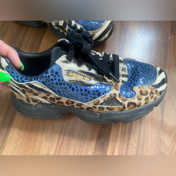 Adidas animal print, ocelot leather, special edition, size 7.5 - Picture 5 of 5